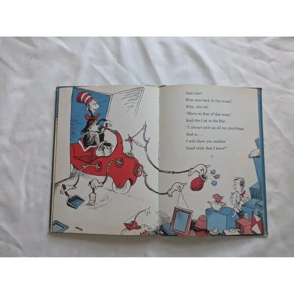 The Cat in the Hat by Dr. Seuss - FIRST EDITION THIRD PRINTING 1957 1st Vintage